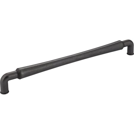 Jeffrey Alexander 12" Center-to-Center Gun Metal Barrel Bremen 2 Appliance Handle 537-12DACM